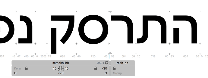 hebrew in glyphs mini