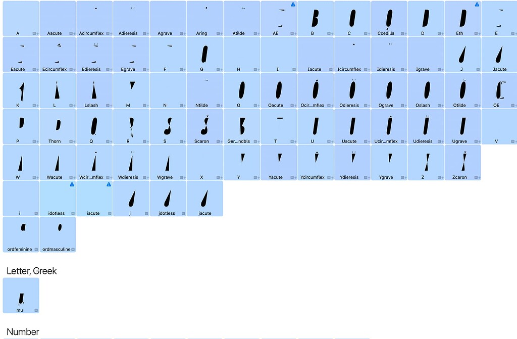 New update has broken view for Single Stroke font - Glyphs - Glyphs Forum