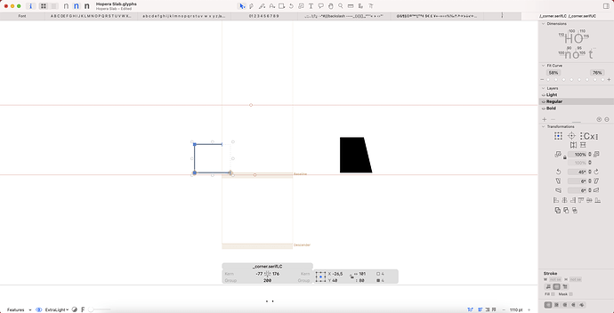 Corner serifLC Regular