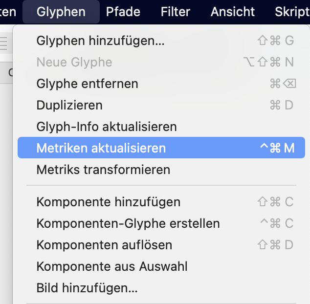 glyphsmenu german