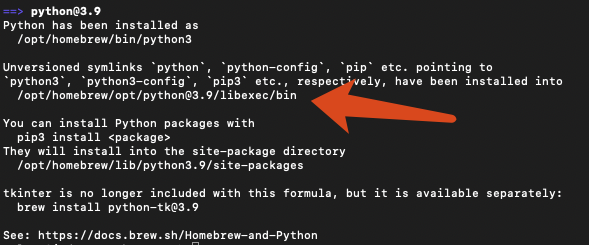 brew install pip3 python 3