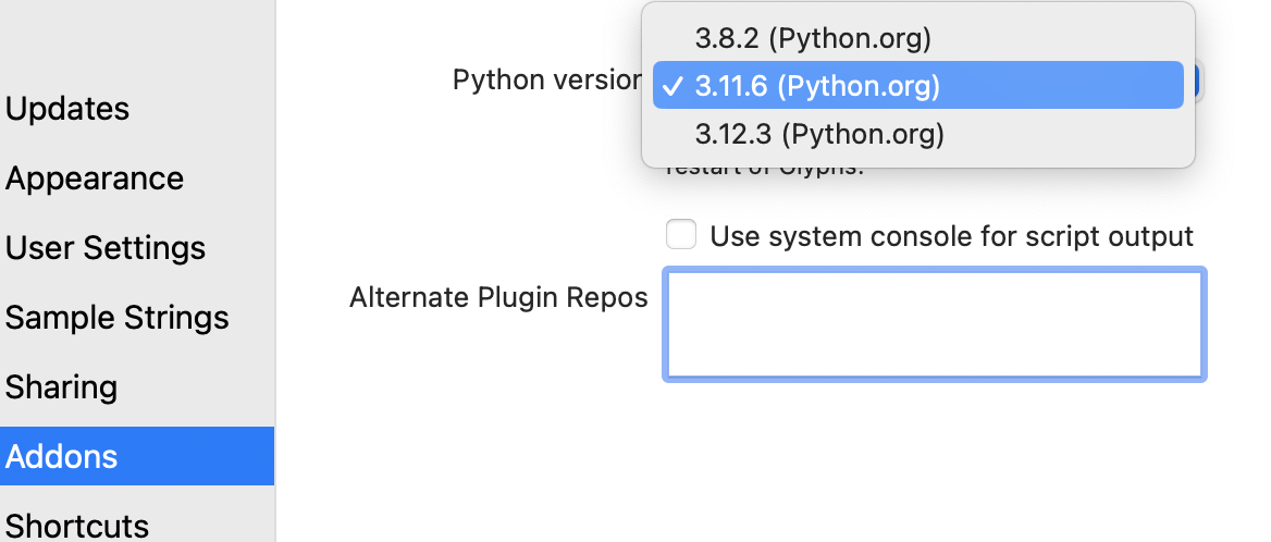 Can't install the module( - Glyphs - Glyphs Forum